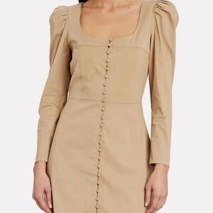 St Roche Sandrine Cotton Tan Dress